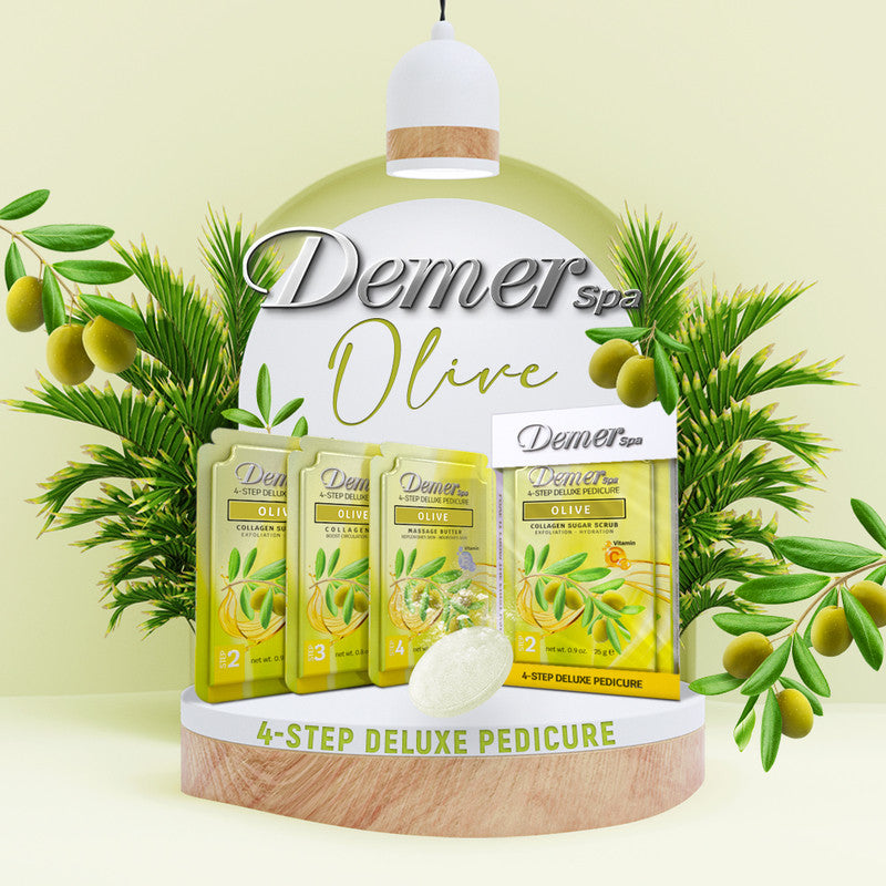 Demer 4 in 1 Pedicure- Olive 1 Kit - 60 Kit/Case