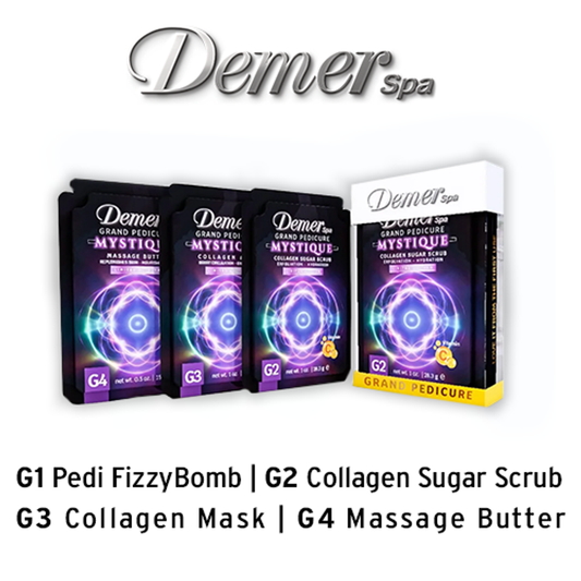 Demer 4 in 1 Pedicure- Mystique 1 Kit - 60 Kit/Case