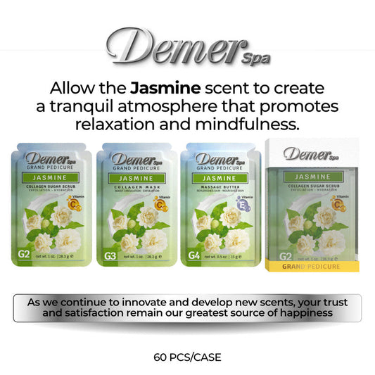 Demer 4 in 1 Pedicure - Jasmine 1 Kit - 60 Kit/Case
