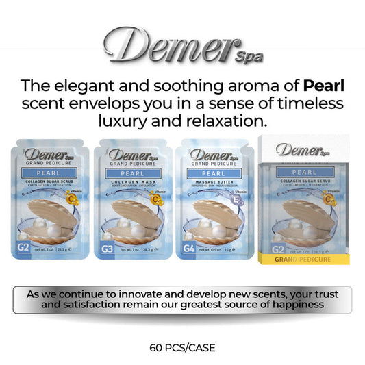 Demer 4 in 1 Pedicure- Pearl 1 Kit - 60 Kit/Case