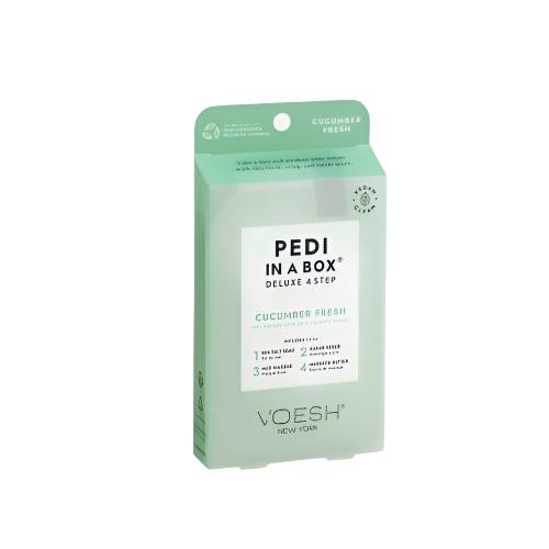 Voesh Pedi in Box - 4-Step - Cucumber Fresh - Single (1Pc) Box Case (50Pcs)