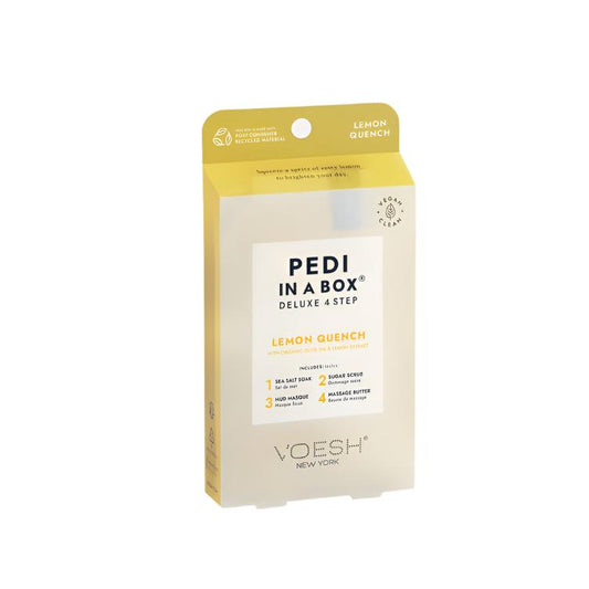 Voesh Pedi in Box - 4-Step - Lemon Quench - Single (1Pc) Box Case (50Pcs)