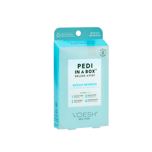 Voesh Pedi in Box - 4-Step - Ocean Refresh - Single (1Pc) Box Case (50Pcs)