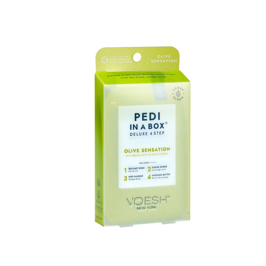 Voesh Pedi in Box - 4-Step - Olive Sensation - Single (1Pc) Box Case (50Pcs)