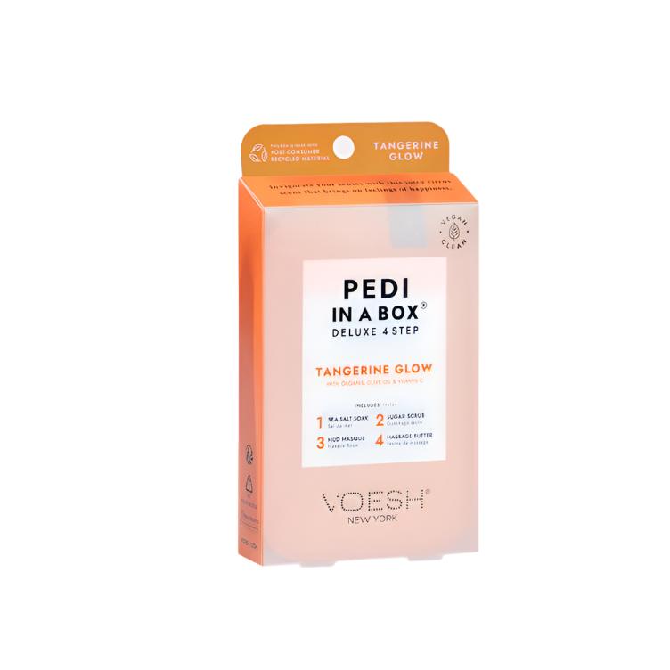 Voesh Pedi in Box - 4-Step - Tangerine Twist - Single (1Pc) Box Case (50Pcs)