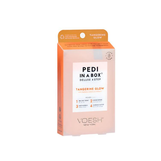 Voesh Pedi in Box - 4-Step - Tangerine Twist - Single (1Pc) Box Case (50Pcs)