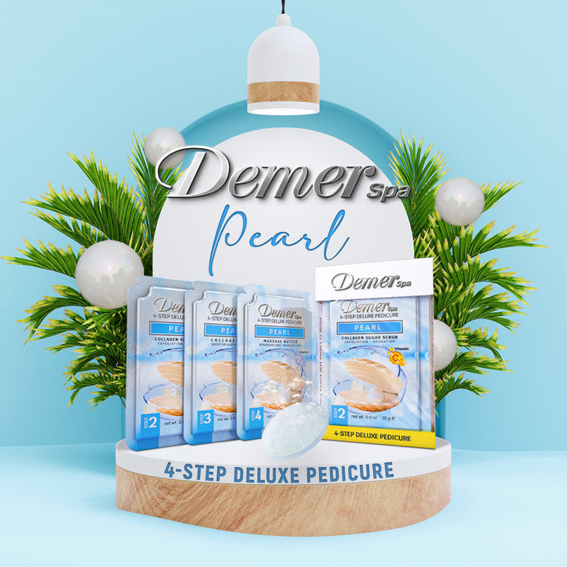 Demer 4 in 1 Pedicure- Pearl 1 Kit - 60 Kit/Case